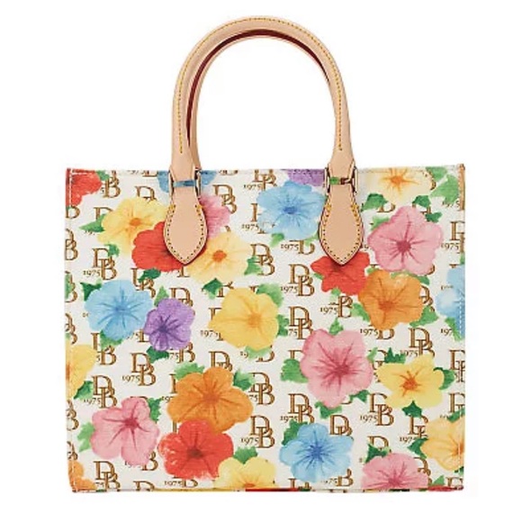 Dooney & Bourke Coated Floral Print Janine Satchel-5 Pieces included/bundle - Picture 17 of 17